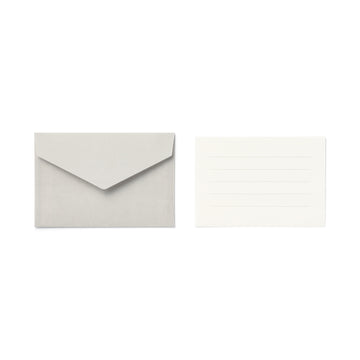 Mini Letter Writing Set - Grey MUJI