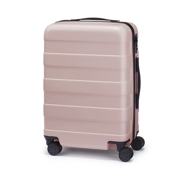 Adjustable Handle Hard Shell Suitcase 36L | Carry-On Pink MUJI