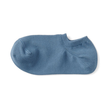Right Angle Sneaker Socks Blue MUJI