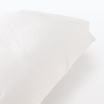 Seersucker Duvet Cover Off White MUJI