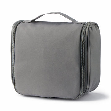 Polyester Hanging Toiletry Case Medium Grey MUJI
