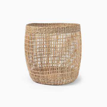 Seagrass Storage Basket - Round Medium (Dia 36 x H33 cm) MUJI