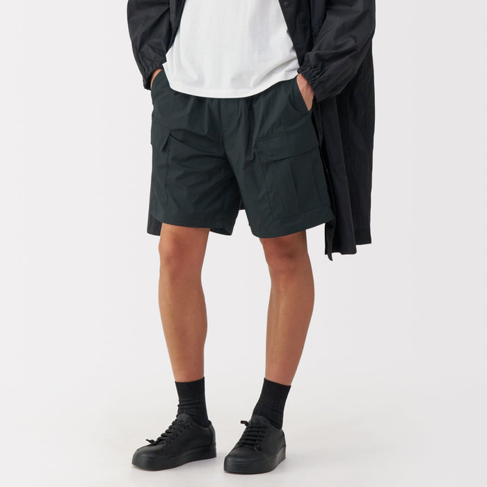 Labo Men's Water Repellent Nylon Cargo Shorts | MUJI Canada