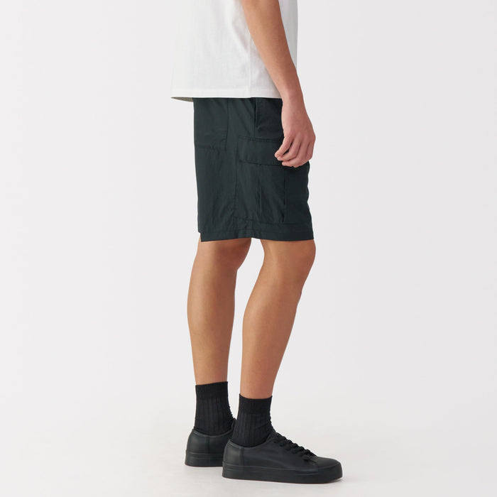 Labo Men's Water Repellent Nylon Cargo Shorts | MUJI Canada