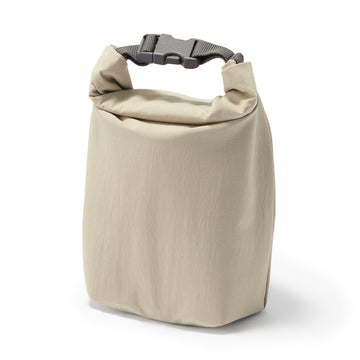 Adjustable Roll-Top Lunch Bag Beige - Small MUJI