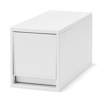 Polypropylene Drawer White Grey MUJI