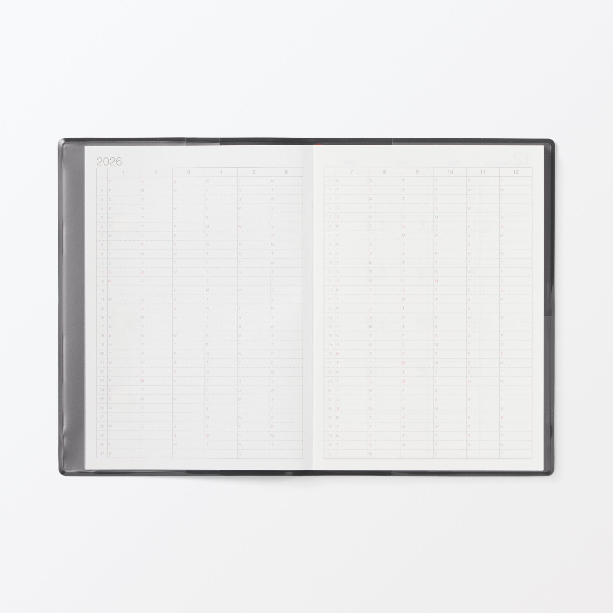 A6 Monthly/Weekly Planner From Dec. 2025