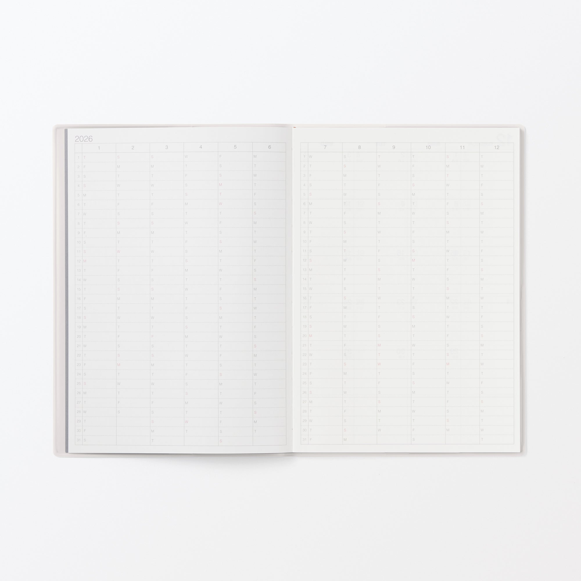 A5 Monthly Planner From Dec. 2025