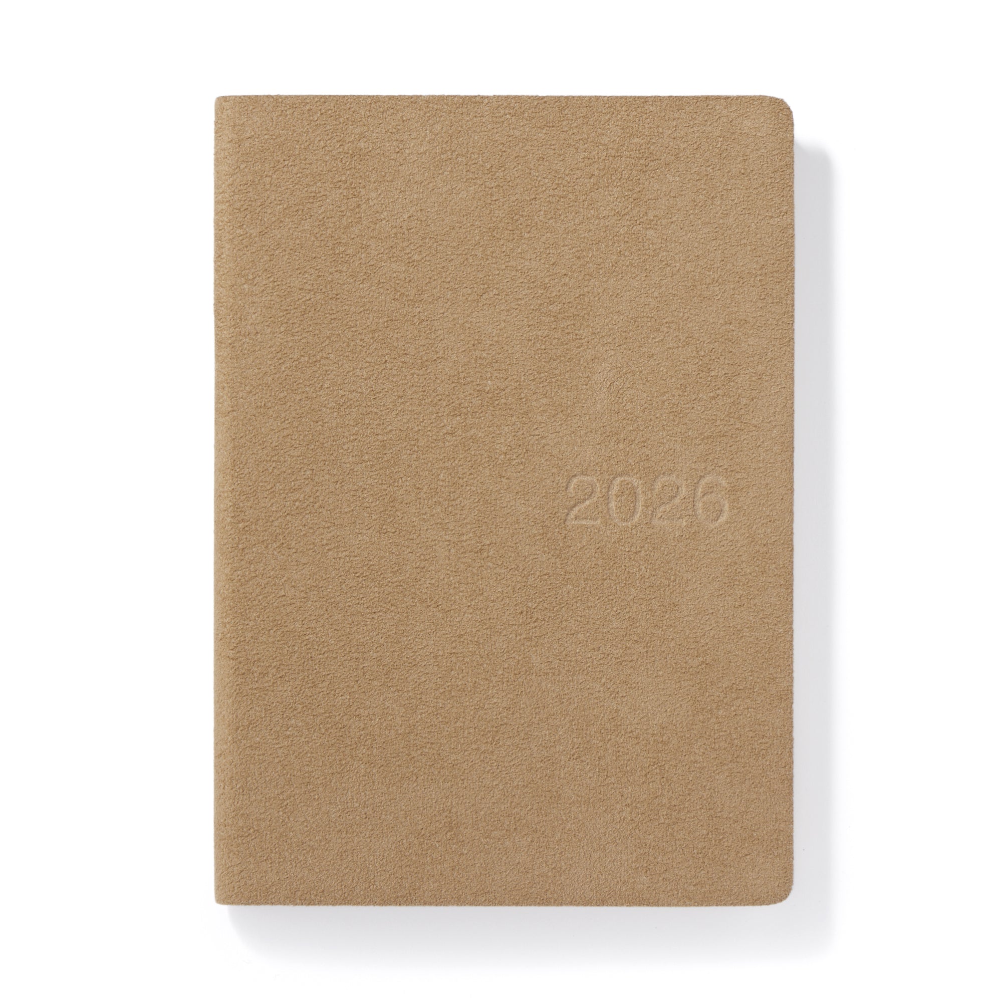 B6 Faux Suede Monthly/Weekly Planner From Dec. 2025