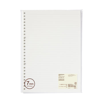 Planted Tree Paper Loose Leaf 7mm Lined B5 - 100 sheets MUJI