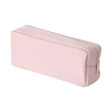 Parachute Cloth Large Pen Case - Pink Beige MUJI