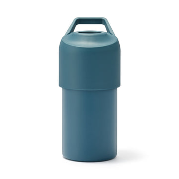 Keep Cold Insulated Plastic Bottle Holder - Dark Blue MUJI
