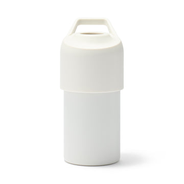 Keep Cold Insulated Plastic Bottle Holder - White MUJI