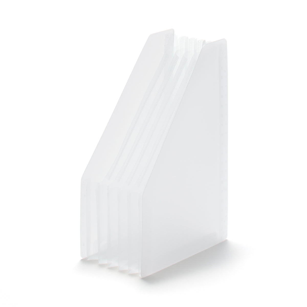 Polypropylene Expanding Stand File Box - A5 6 Pockets | MUJI Canada