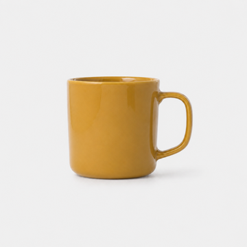 Stainless Steel Ceramic Coated Mug - Mustard Yellow (490 ml) MUJI