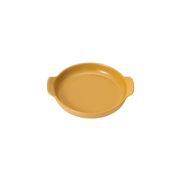 Stoneware Plate (Dia. 12.8 cm) - Mustard Yellow MUJI