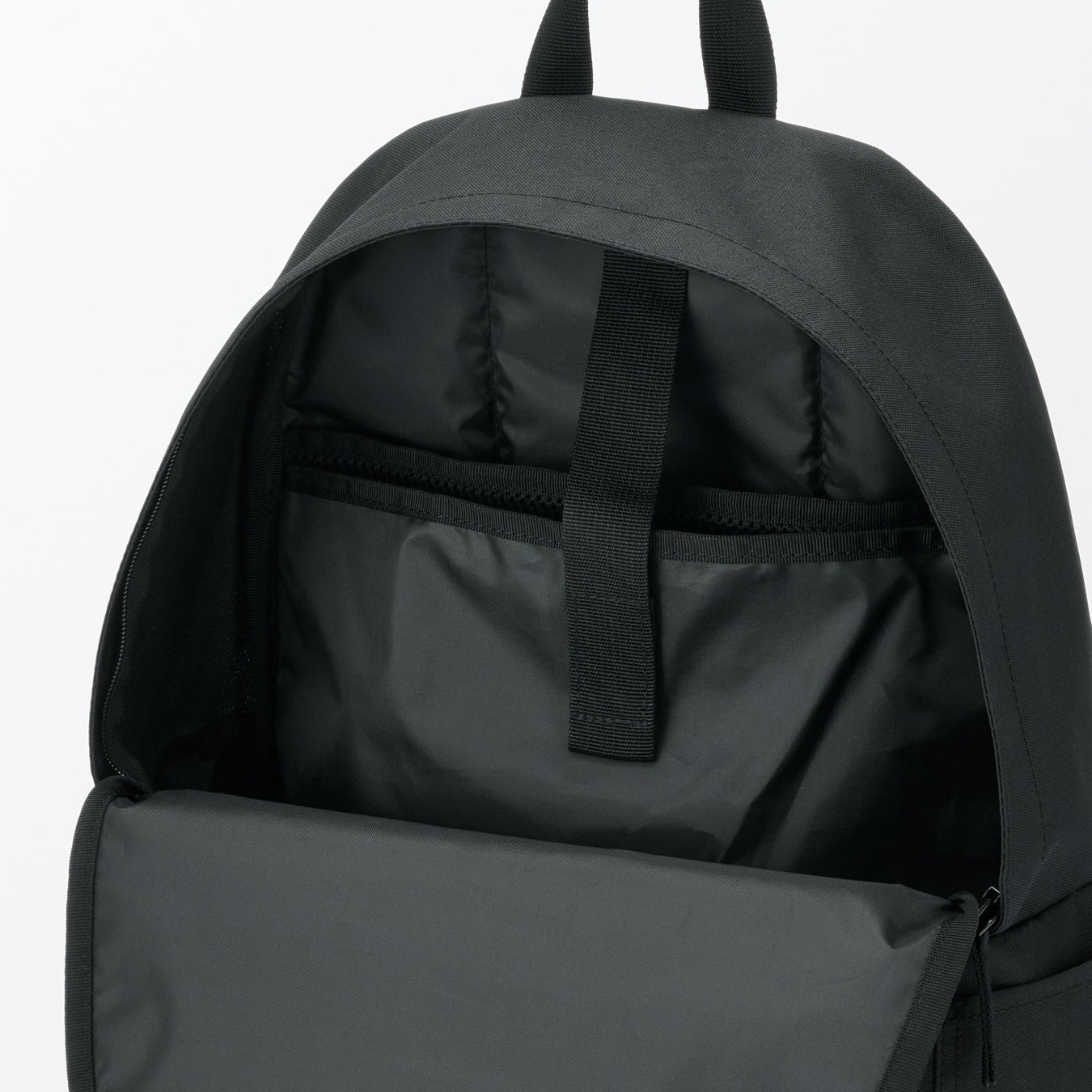 Less Tiring Water Repellent Backpack Black MUJI