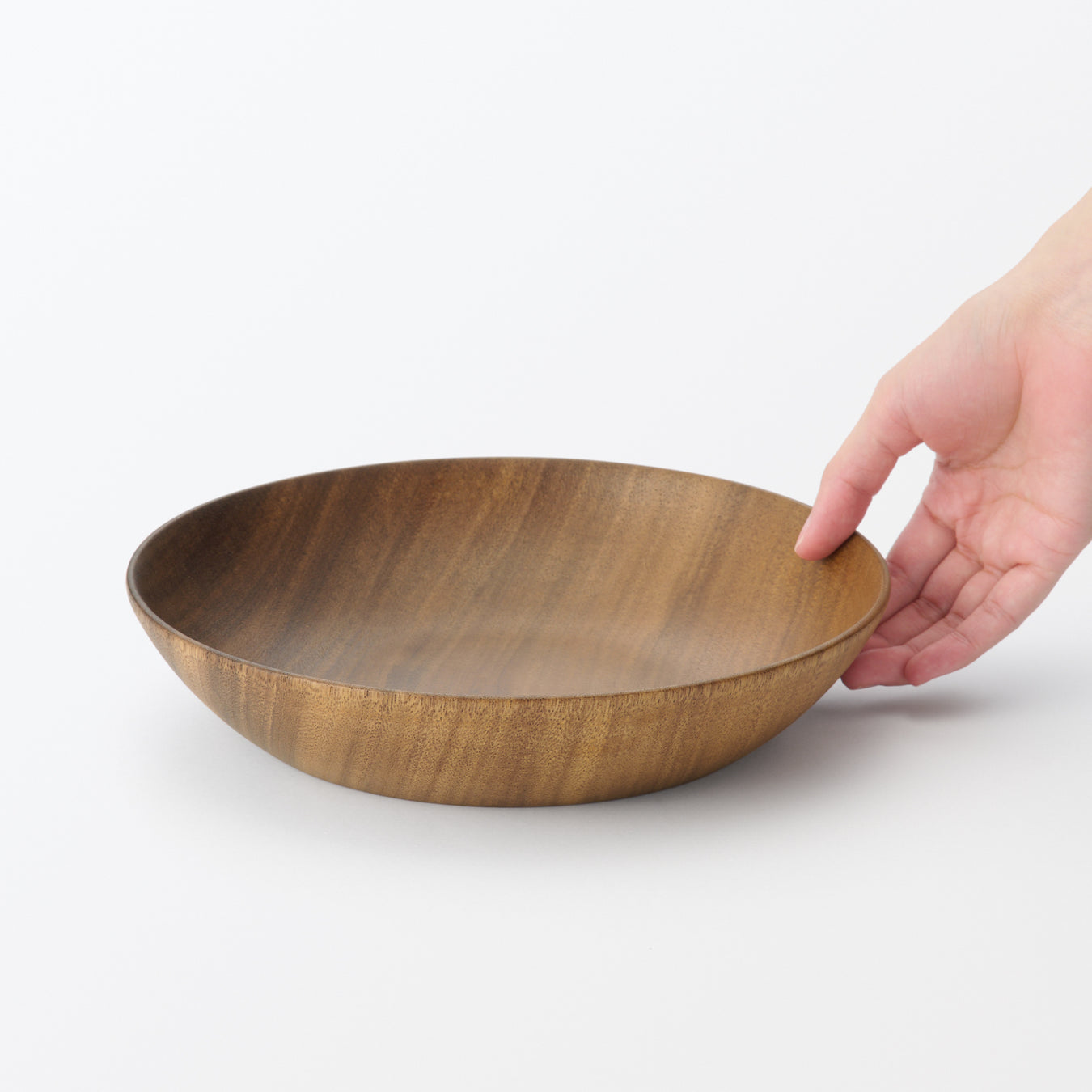 Acacia Deep Plate (Dia. 24 cm) MUJI