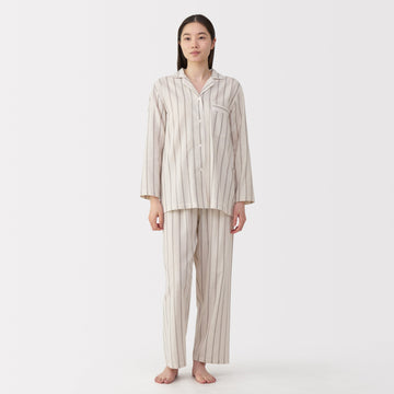 Side Seamless Double Gauze Pajamas MUJI