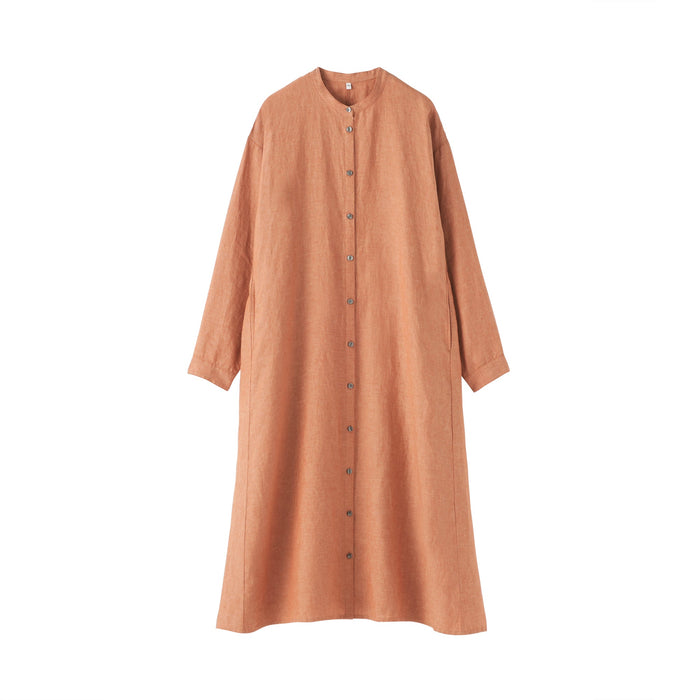 muji shirt dress Broadcloth Shirt Dress