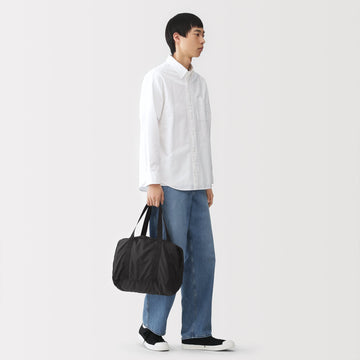 Pocketable Water Repellent Boston Bag 36L MUJI