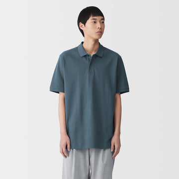 Cotton Pique Polo Shirt MUJI