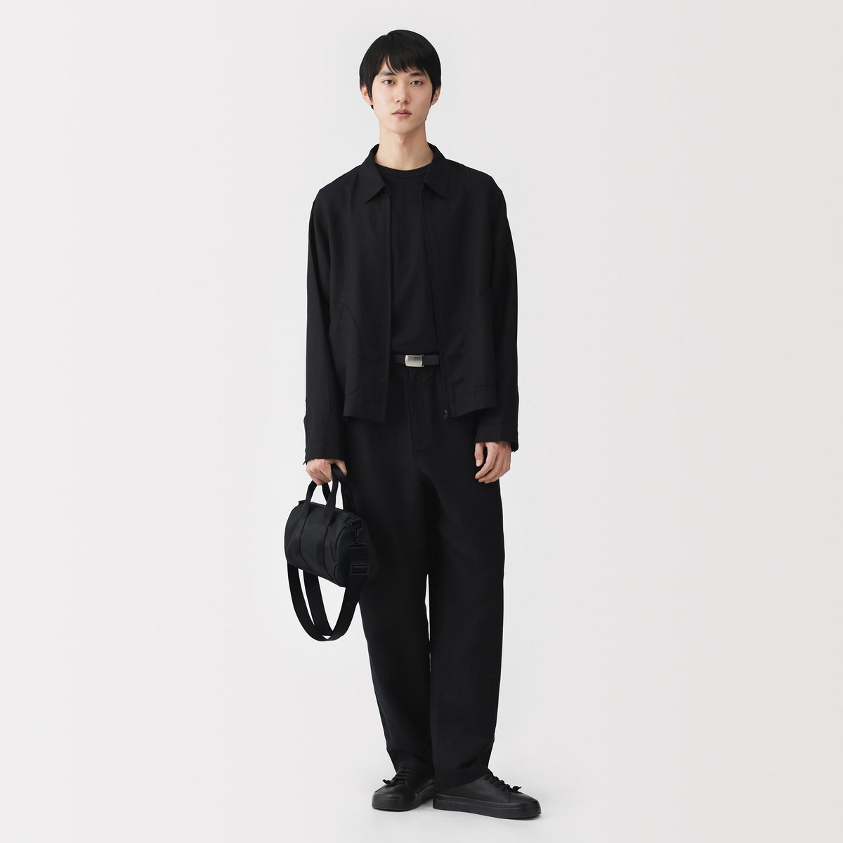 Labo Bag Labo Recycled Nylon Mini Boston Bag | Shoulder Bag | MUJI Canada