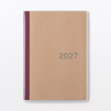 B5 Monthly Planner From Dec. 2026 - Sun. Start MUJI