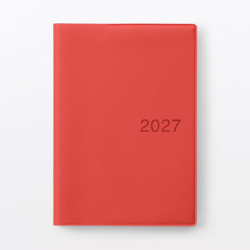 B6 Monthly/Weekly Planner From Dec. 2026 - Mon. Start Red MUJI