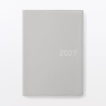 A5 Monthly/Weekly Planner From Dec. 2026 - Mon. Start Grey MUJI