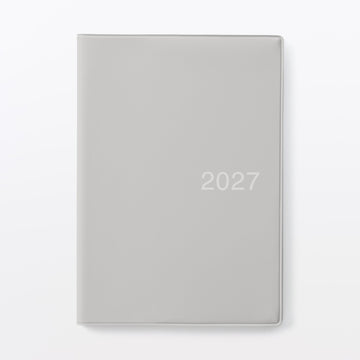 B6 Monthly/Weekly Planner From Dec. 2026 - Mon. Start Grey MUJI