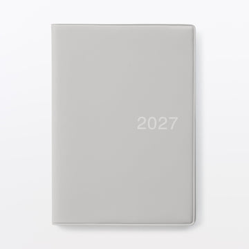 A6 Monthly/Weekly Planner From Dec. 2026 - Mon. Start Grey MUJI