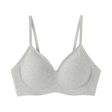 Wireless Flex Support Bra Grey MUJI