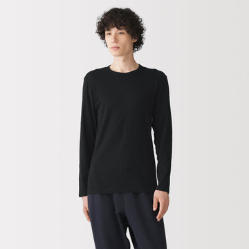 Warm Cotton Crew Neck T-Shirt MUJI