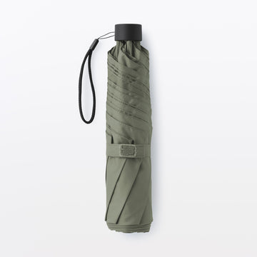 All-Weather Foldable Umbrella Khaki Green MUJI