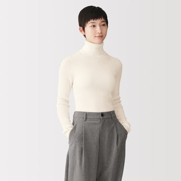 Wool Turtleneck Sweater MUJI