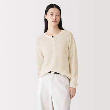 Labo Llama Wool Henley Sweater