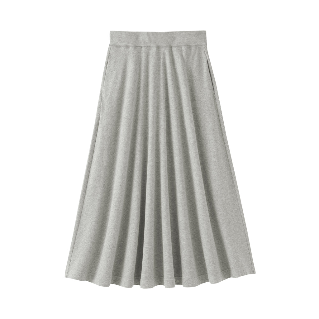 Sweatshirt Flared Skirt | Women's Midi Skirts | MUJI Canada