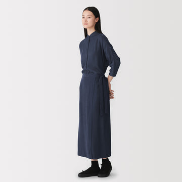 #WK36 Labo Cupro Blend Wrap Skirt AF0JQ26A MUJI
