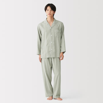 Side Seamless Double Gauze Pajamas MUJI