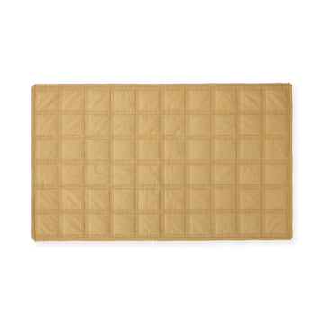 Cotton Quilted Blanket Yellow MUJI