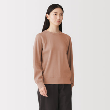 Waffle Long Sleeve T-Shirt MUJI
