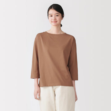 Jersey Boatneck T-Shirt MUJI