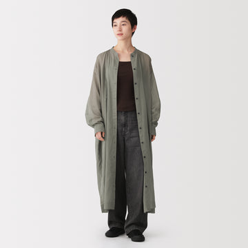 High-Twist Cotton Sheer Dress MUJI