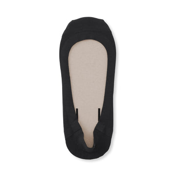Seamless No-Show Socks Black 23-25cm (US W7-9 M5-7.5) MUJI