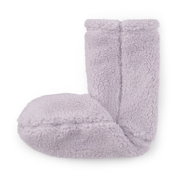 Boa Fleece Cozy Socks Pale Lavender 23-25cm (US W7-9 M5-7.5) MUJI