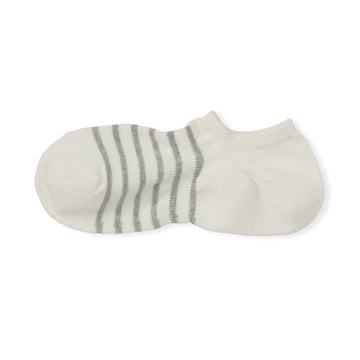 Sneaker Socks Off White Stripe MUJI