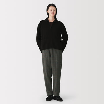 Stretch Flannel Easy Tapered Pants MUJI