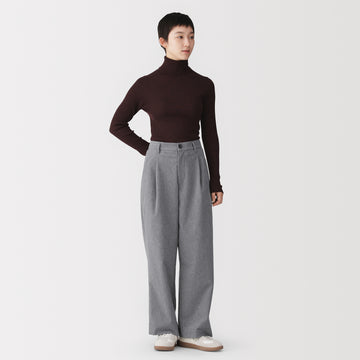 Brushed Jersey Darted Wide Pants MUJI
