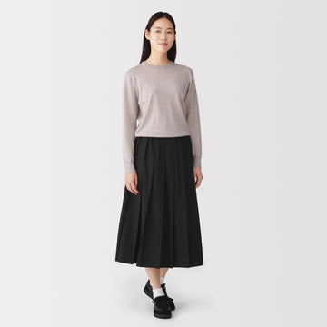 Recycled Polyester Pleated Skirt MUJI